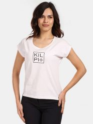 Kilpi Koszulka "Roane" w kolorze białym rozmiar: 40. Białe bluzki damskie Kilpi, bez wzorów, bez kołnierzyka, bez ramiączek. Za 63.95 zł.