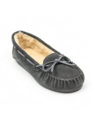 NICEBAY Skórzane mokasyny "Tauriel" w kolorze szarym rozmiar: 39. Szare mokasyny damskie Nicebay, ze skóry. Za 135.17 zł.