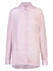 Herrlicher Lniana koszula w kolorze jasnoróżowym rozmiar: XS. Różowe koszule damskie Herrlicher, xs, bez wzorów, ze lnu, bez kołnierzyka, bez ramiączek. Za 198.56 zł.