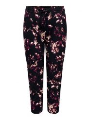 ONLY Carmakoma Spodnie w kolorze czarno-fioletowym rozmiar: 50/L32. Czarne spodnie materiałowe damskie Only Carmakoma, bez wzorów, z materiału. Za 117.73 zł.