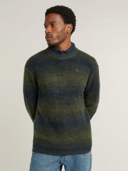 G-Star Sweter w kolorze khaki rozmiar: M. Brązowe swetry męskie G-Star, m, bez wzorów, z wełny, bez kołnierzyka. Za 210.81 zł.