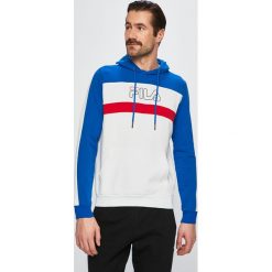 Fila - Bluza. Białe bluzy z kapturem męskie Fila, l, z bawełny. W wyprzedaży za 189.90 zł.