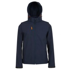 Kurtka Transformer Soft Shell Dla Dorosłych Unisex. Niebieskie kurtki męskie SOL'S, m, bez wzorów, sportowe, bez kaptura. Za 459.99 zł.