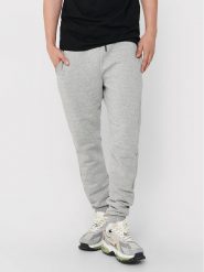 Only & Sons Spodnie dresowe Ceres 22018686 Szary Regular Fit. Szare spodnie dresowe męskie Only & Sons, bez wzorów, z bawełny. Za 119.99 zł.