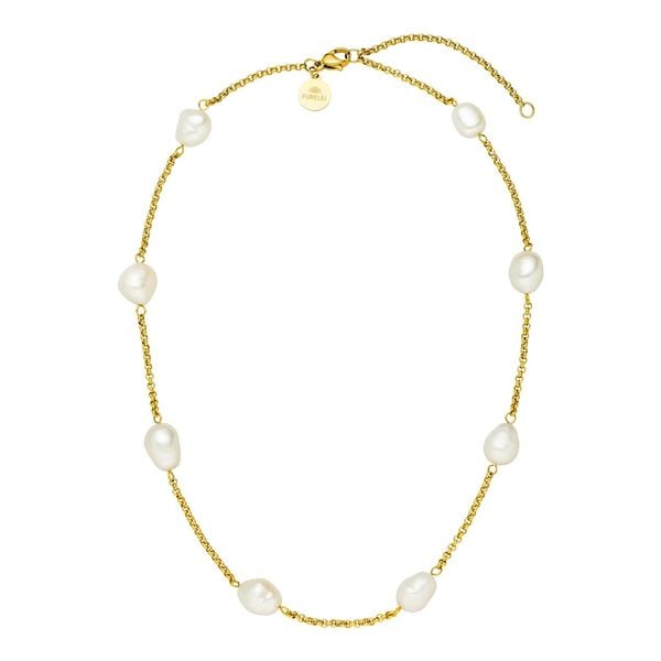 Purelei Purelei Naszyjnik Malahi Naszyjniki 1 ct Damski. Białe naszyjniki damskie Purelei, na co dzień, pozłacane. Za 175.49 zł.