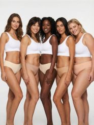 Prążkowane figi 5 pack - wielobarwny. Figi damskie Sinsay, l, bez wzorów, prążkowane. Za 35.99 zł.