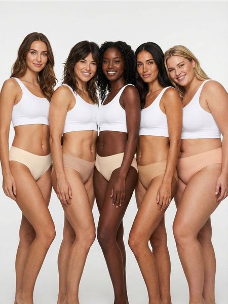 Prążkowane figi 5 pack - wielobarwny. Figi damskie Sinsay, l, bez wzorów, prążkowane. Za 35.99 zł.