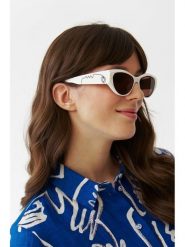 TATUUM Damskie okulary przeciwsłoneczne w kolorze biało-brązowym rozmiar: onesize. Białe okulary przeciwsłoneczne damskie Tatuum. Za 52.30 zł.