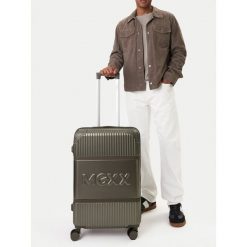 Walizka średnia MEXX. Szare walizki Mexx, bez wzorów, średnie. Za 359.99 zł.