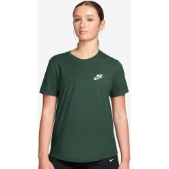 Koszulka sportowa damska Nike DX7902323. Niebieskie topy sportowe damskie Nike, m, bez wzorów, z bawełny, bez ramiączek. Za 95.90 zł.