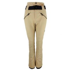 Spodnie narciarskie dla kobiet Peak Mountain Softshell. Brązowe spodnie dresowe damskie Peak Mountain, na zimę, bez wzorów, z softshellu. W wyprzedaży za 532.00 zł.