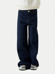 Guess Jeansy J6YA04 D1211 Granatowy Regular Fit. Niebieskie spodnie dziewczęce Guess, z bawełny. Za 234.99 zł.
