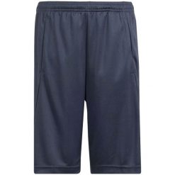 Szorty adidas z technologią AEROREADY w kolorze marine. Niebieskie szorty męskie Adidas, bez wzorów, z materiału, klasyczne. Za 101.75 zł.