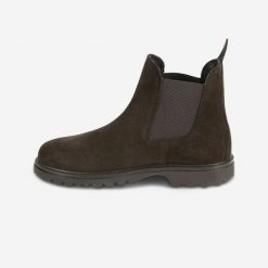 Second Life - Sztyblety jeździeckie FOUGANZA Sentier - Stan Dobry. Brązowe sztyblety męskie FOUGANZA, z materiału, przed kostkę, bez zapięcia. Za 134.99 zł.