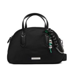 Torebka KARL LAGERFELD. Czarne torebki klasyczne damskie Karl Lagerfeld, bez wzorów, bez dodatków. Za 999.99 zł.