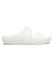 Crocs Klapki w kolorze białym rozmiar: 42/43. Białe klapki damskie Crocs, bez wzorów, bez obcasa. Za 119.95 zł.