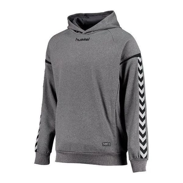 Bluza z kapturem z poliestru Hummel hmlAUTHENTIC Charge. Szare bluzy z kapturem męskie HUMMEL. Za 191.00 zł.