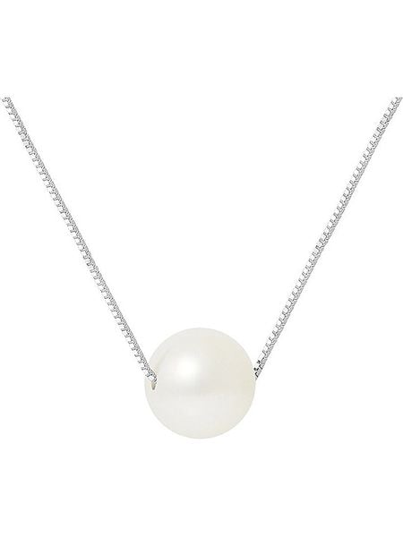 Pearline Srebrny naszyjnik z perłą - dł. 42 cm rozmiar: onesize. Szare naszyjniki damskie Pearline, srebrne. Za 173.99 zł.