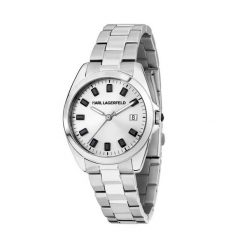 Zegarek KARL LAGERFELD. Szare zegarki damskie Karl Lagerfeld, srebrne. Za 619.99 zł.