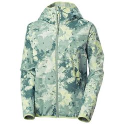 Damska kurtka wodoodporna Helly Hansen Graphic. Szare kurtki przeciwdeszczowe damskie Helly Hansen, bez kaptura. Za 628.00 zł.