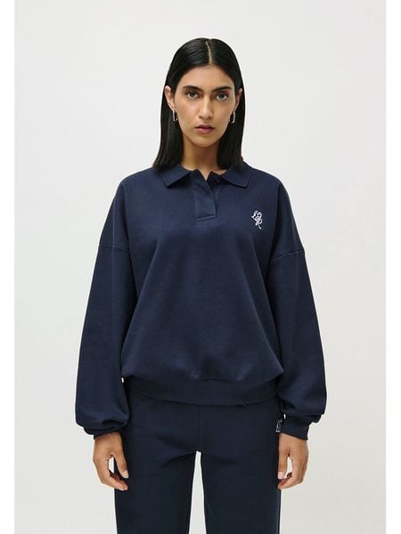 LeGer Bluza "Enola" w kolorze granatowym rozmiar: 34. Niebieskie bluzy bez kaptura damskie LeGer. Za 118.28 zł.