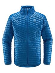 Haglöfs Kurtka pikowana "Lim Mimic" w kolorze niebieskim rozmiar: M. Niebieskie kurtki męskie Haglöfs, m, bez wzorów, z materiału, bez kaptura. Za 479.76 zł.