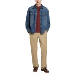 Koszula Dickies Mechanic Khaki. Niebieskie koszule męskie Dickies, m, bez wzorów, bez kołnierzyka, bez ramiączek. W wyprzedaży za 321.15 zł.