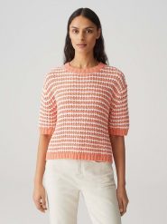 OPUS Sweter w kolorze pomarańczowym rozmiar: 40. Pomarańczowe swetry klasyczne damskie Opus, bez kołnierzyka. Za 171.28 zł.