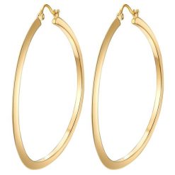 Lulu & Jane Kolczyki Stop metali Żółte złoto 1 ct Damski. Żółte kolczyki damskie Lulu & Jane, pozłacane. Za 169.99 zł.