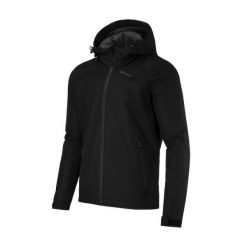 Kurtka trekkingowa przeciwdeszczowa męska Alpinus 2-warstwowa Paterno. Czarne kurtki męskie Alpinus, m, bez wzorów, sportowe, bez kaptura. Za 379.00 zł.