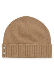 LAUREN RALPH LAUREN Czapka 454P04510002 Beżowy. Brązowe czapki zimowe damskie Lauren Ralph Lauren, z wełny. Za 379.99 zł.