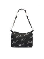 KARL LAGERFELD Torebka 246W3083 Czarny. Czarne torebki klasyczne damskie Karl Lagerfeld, bez wzorów, z materiału, bez dodatków. Za 549.99 zł.