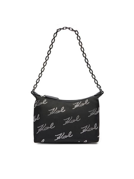 KARL LAGERFELD Torebka 246W3083 Czarny. Czarne torebki klasyczne damskie Karl Lagerfeld, bez wzorów, z materiału, bez dodatków. Za 549.99 zł.