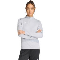 Bluza damska adidas Entrada 26 Training Top. Szare bluzy bez kaptura damskie Adidas, z materiału. Za 121.99 zł.