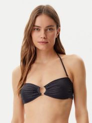 Guess Bikini E4GJ16 KC632 Czarny Regular Fit. Czarne bikini damskie Guess, z aplikacjami. Za 169.99 zł.