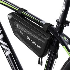 Torba rowerowa trójkątna pod ramę Wheel Up HardShell. Czarne torebki klasyczne damskie WHEEL UP, bez wzorów, z hardshellu, bez dodatków. Za 69.99 zł.
