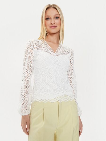 Morgan Bluzka 241-TOULI Écru Regular Fit. Bluzki damskie Morgan, m, bez wzorów, z syntetyku, bez ramiączek. Za 149.99 zł.