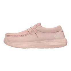 HeyDude Damskie Mokasyny Wendy Comf Suede Lace Print. Czerwone mokasyny damskie Hey dude, z materiału. Za 289.00 zł.