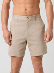 Bjorn_borg CENTRE CHINOS SHORTS — PURE CASHMERE. Brązowe szorty męskie Björn Borg, l, na fitness i siłownię. Za 326.50 zł.