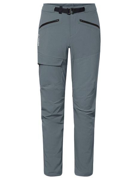 Spodnie męskie Croz Pants III. Szare spodnie materiałowe męskie Vaude, bez wzorów, z materiału, sportowe. Za 819.00 zł.