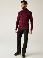 Regatta Bluza polarowa "Yonder II" w kolorze bordowym rozmiar: 5XL. Czerwone bluzy bez kaptura męskie Regatta, xl, z materiału. Za 87.81 zł.