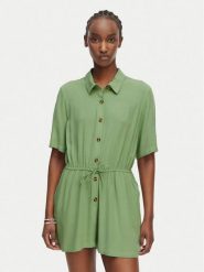 Roxy Kombinezon Real Tomorrow ERJWO03010 Zielony Regular Fit. Zielone kombinezony damskie Roxy, m, bez wzorów, z wiskozy, bez kołnierzyka, bez ramiączek. Za 299.99 zł.