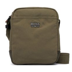 Saszetka BOSS. Zielone saszetki męskie Boss. Za 449.99 zł.