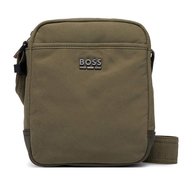 Saszetka BOSS. Zielone saszetki męskie Boss. Za 449.99 zł.