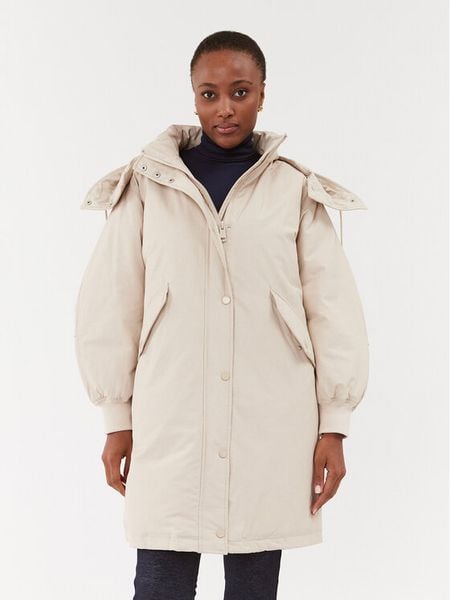 Guess Płaszcz zimowy Rolanda W3BL77 WFVW0 Beżowy Regular Fit. Brązowe płaszcze damskie Guess, na zimę, m, z aplikacjami, z bawełny. Za 559.99 zł.