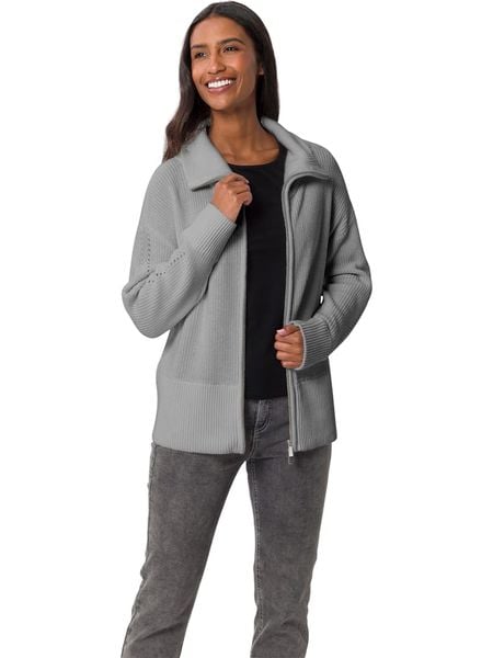 Heine Kardigan w kolorze szarym rozmiar: 44. Szare kardigany damskie Heine, bez wzorów. Za 66.47 zł.