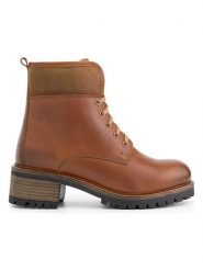 Mysa Skórzane botki "Daphne" w kolorze brązowym rozmiar: 40. Brązowe botki damskie mysa, z materiału, bez obcasa, bez zapięcia. Za 427.45 zł.