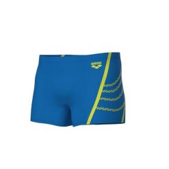 Kąpielówki męskie bokserki spodenki treningowe na basen Arena Losange. Niebieskie kąpielówki męskie Arena, l, bez wzorów, z materiału, na fitness i siłownię. Za 91.98 zł.