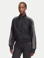 Adidas Bluza Firebird Denim Tracktop IB6917 Czarny Regular Fit. Czarne bluzy bez kaptura damskie Adidas, s, z bawełny. Za 369.99 zł.