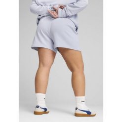 Damskie szorty z małym logo No. 1 ESS 4'' PUMA Cool Weather Blue. Niebieskie spodenki sportowe damskie Puma, bez wzorów, eleganckie. W wyprzedaży za 74.00 zł.